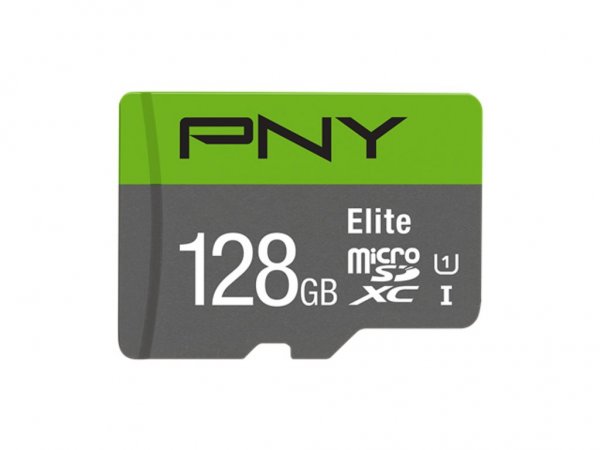 PNY Elite - 128 GB - MicroSDXC - Classe 10 - UHS-I - Class 1 (U1) - V10