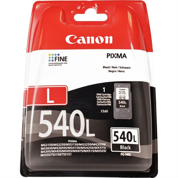 Canon PG-540L - 11 ml - 300 pagine - 1 pz - Confezione singola