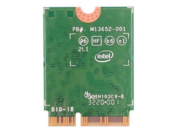 Intel Wi-Fi 6E AX211 (Gig+) - Interno - Wireless - M.2 - WLAN - Wi-Fi 6E (802.11ax) - 2400 Mbit/s
