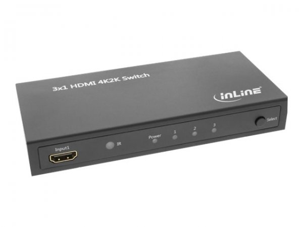 InLine HDMI Switch 3 porte - 4K2K - 3D - LPCM - DTS - DTS-HD