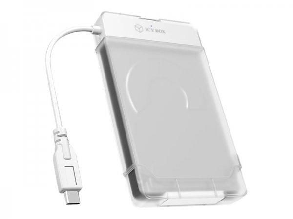 ICY BOX IB-AC703-C - 2.5" - Hot-swap - Collegamento del dispositivo USB - Bianco