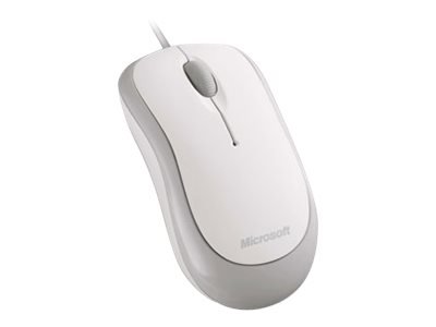 Microsoft Basic Optical Mouse - Mouse - 800 dpi Ottico - 3 tasti - Bianco