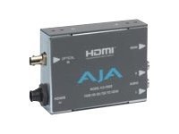 AJA Hi5-Fiber - Grigio - SDI - HDMI - RCA - 5 - 20 V - HDMI
