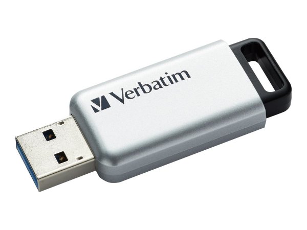 Verbatim Secure Pro - Memoria USB 3.0 da 32 GB - Argento - 32 GB - USB tipo A - 3.2 Gen 1 (3.1 Gen 1