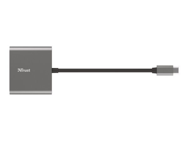 Trust Dalyx - USB 3.2 Gen 1 (3.1 Gen 1) Type-C - Alluminio - Nero - HDMI - USB 3.2 Gen 1 (3.1 Gen 1)