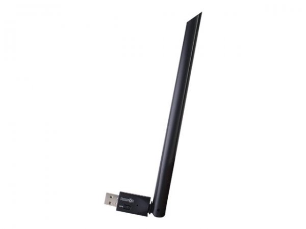 Inter-Tech DMG-19 - Wireless - USB - WLAN - 650 Mbit/s - Nero
