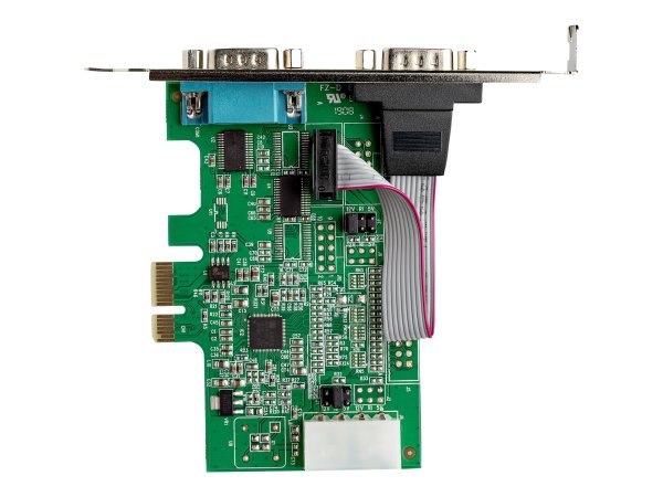 StarTech.com 2-port PCI Express RS232 Serial Adapter Card, PCIe RS232 Serial Host Controller Card, P
