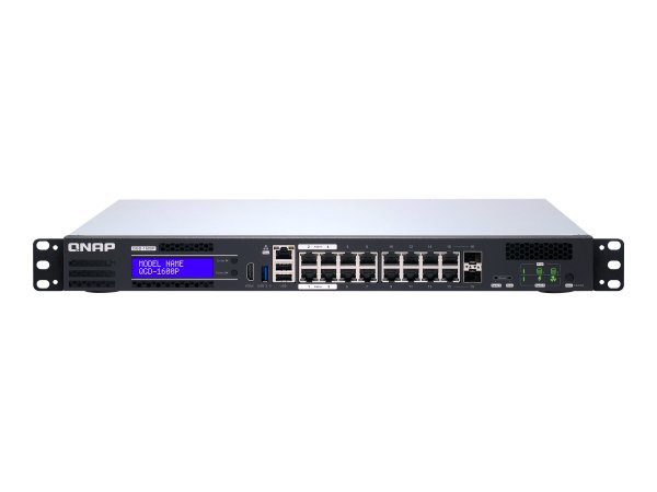 QNAP QGD-1600P - Gestito - Gigabit Ethernet (10/100/1000) - Full duplex - Supporto Power over Ethern