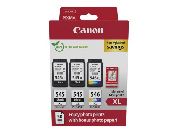 Canon PG-545XLx2/CL-546XL Ink Cartridge
