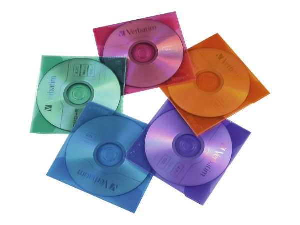 Hama CD-ROM/DVD-ROM Protective Sleeves 50 - 50 dischi - Multicolore