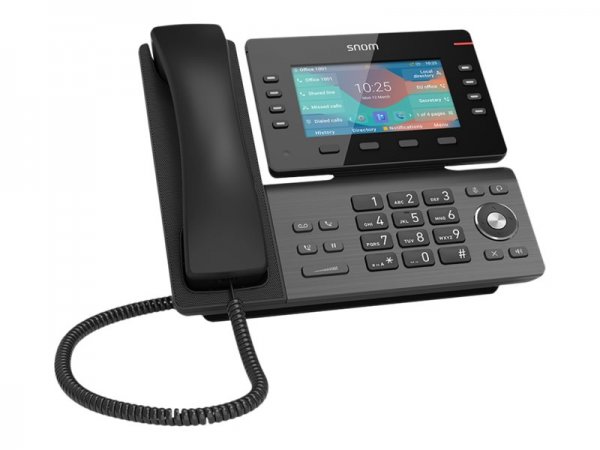 Snom D862 - IP Phone - Nero - Linux - 10000 voci - LCD - 12,7 cm (5")