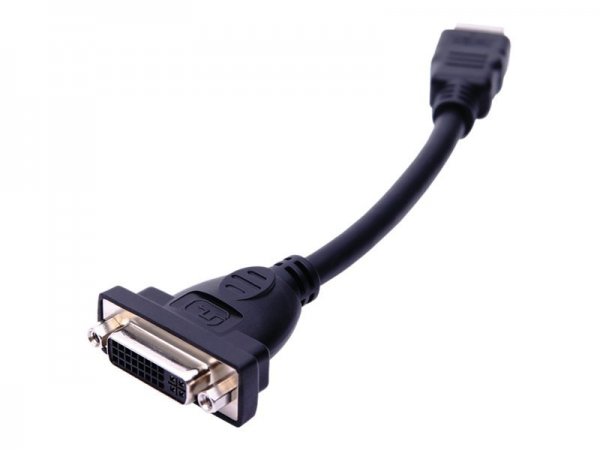 Club 3D HDMI to DVI Single Link Passive Adapter - HDMI - DVI - Maschio/Femmina - 0,40 m - Nero