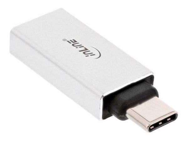 InLine Adattatore USB 3.2 (Gen.2) C maschio / A femmina - USB Power Delivery 3A