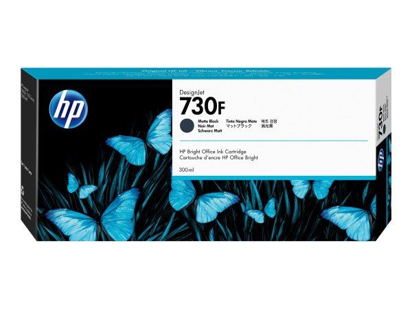HP Cartuccia inchiostro nero opaco DesignJet 730F da 300 ml - Resa elevata (XL) - Inchiostro a base