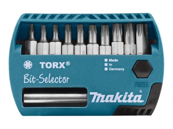 Makita P-53768 - 11 Stück(e) - Torx - 1.5/ 2.0/ 2.5/ 3.0/ 4.0/ 5.0/ 6.0/ 8.0x25 mm - 2,5 cm