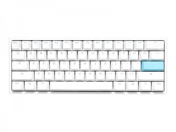 Ducky One 2 Pro Mini White Edition Gaming Tastatur RGB LED - Kailh