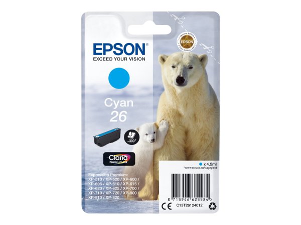 Epson Polar bear Cartuccia Ciano - Resa standard - 4,5 ml - 300 pagine - 1 pz