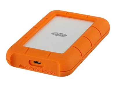 LaCie Rugged USB-C - 4000 GB - 2.5" - 3.2 Gen 1 (3.1 Gen 1) - 5400 Giri/min - Arancione - Argento