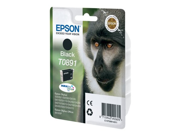 Epson Monkey Cartuccia Nero - Inchiostro a base di pigmento - 5,8 ml - 1 pz