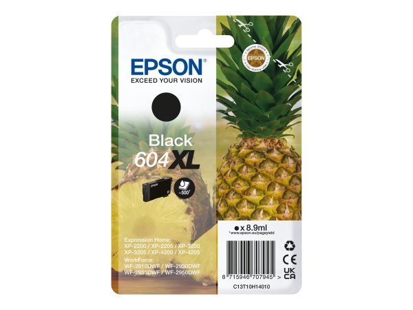Epson 604XL - Resa elevata (XL) - 8,9 ml - 500 pagine - 1 pz - Confezione singola