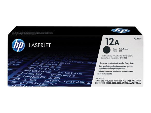HP 12A - Black - original - LaserJet