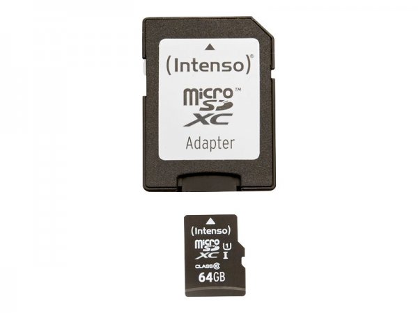 Intenso 3423490 - 64 GB - MicroSDXC - Classe 10 - UHS-I - 45 MB/s - Class 1 (U1)