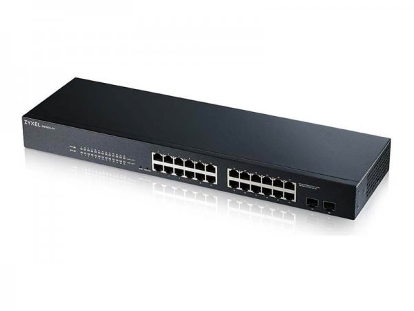 ZyXEL GS1900-24 - Switch - Smart - 24 x 10/100/1000+ 2 Gigabit SFP - - 1 - - 1 - Interruttore - 1 Gb