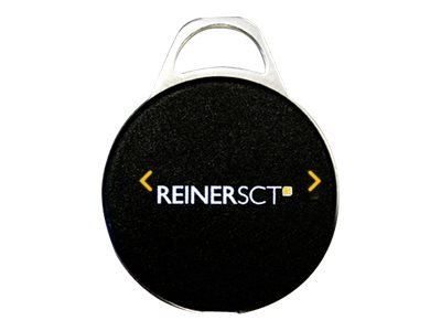 ReinerSCT timeCard Premium transponder MIFARE DESFire EV2 - RFID-Tag - mattschwarz Packung
