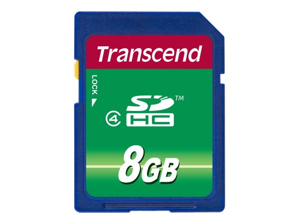 Transcend TS8GSDHC4 - 8 GB - SDHC - Nero