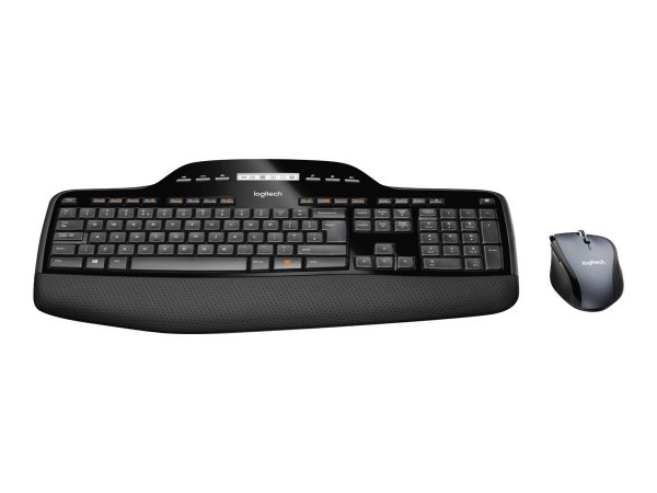 Logitech Wireless Desktop MK710 - Full-size (100%) - Wireless - RF Wireless - QWERTZ - Nero - Mouse