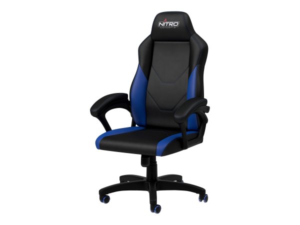 Nitro Concepts C100 - PC gaming chair - PC - 120 kg - Padded seat - Padded backrest - Black/Blue