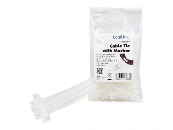 LogiLink Cable tie - 10 cm (pack of 100)