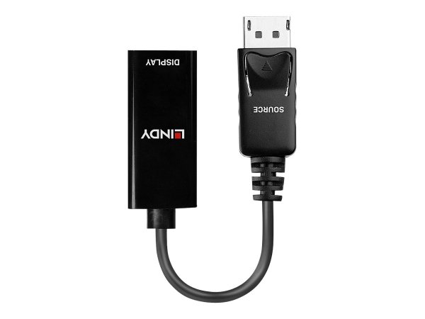 Lindy 41718 - 0,15 m - DisplayPort - HDMI - Maschio - Femmina - Dritto