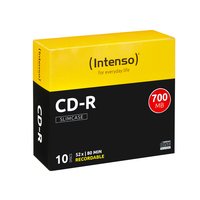 Intenso INT-1001622 - 52x - CD-R - 120 mm - 700 MB - Custodia per CD - 10 pezzo(i)