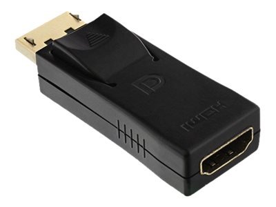 InLine Adattatore DisplayPort maschio a HDMI femmina - nero - 4K2K - DP 1.1 - 1080p