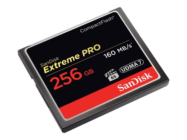 SanDisk Extreme PRO - 256GB - 256 GB - CompactFlash - 160 MB/s - 140 MB/s - Nero