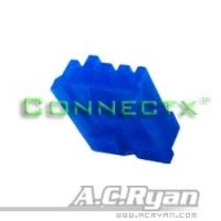 A.C.Ryan Connectx™ Floppy Power 4pin Female - Blue 100x - Blu