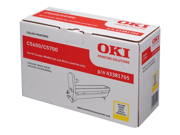 OKI 43381705 - Originale - OKI C5600 - C5700 - 20000 pagine - Stampa laser - Giallo - Giallo