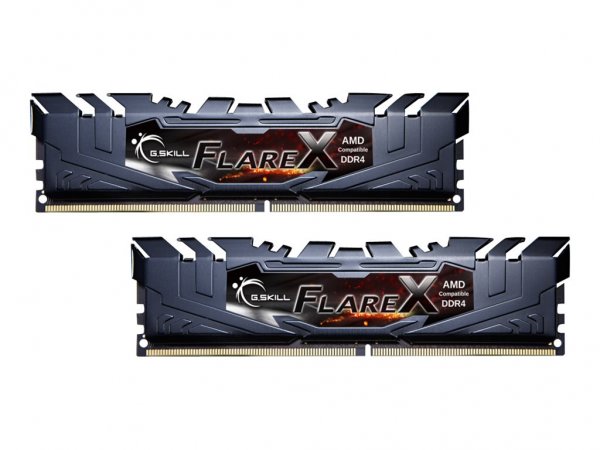G.Skill Flare X (for AMD) F4-3200C16D-32GFX - 32 GB - 2 x 16 GB - DDR4 - 3200 MHz - 288-pin DIMM