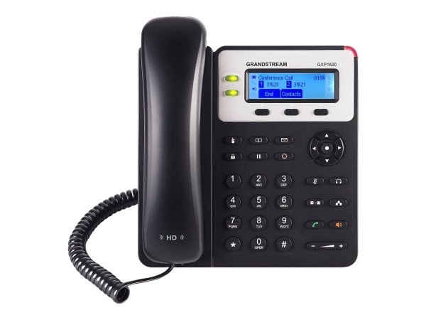 Grandstream GXP1625 - IP Phone - Nero - Cornetta cablata - In-band - Out-of band - 2 linee - 500 voc