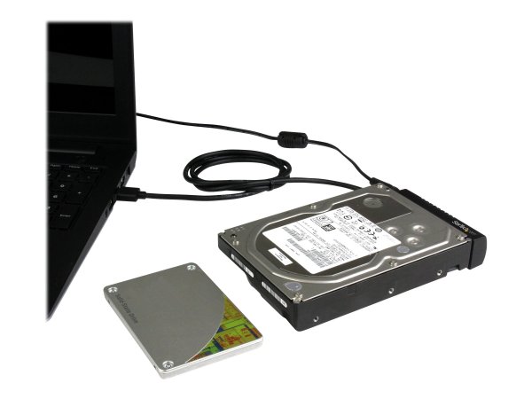 StarTech.com USB 3.1 (10Gbit/s) Adapter Kabel für 2,5" und 3,5" SATA SSD/HDD Laufwerke - Unterstützt
