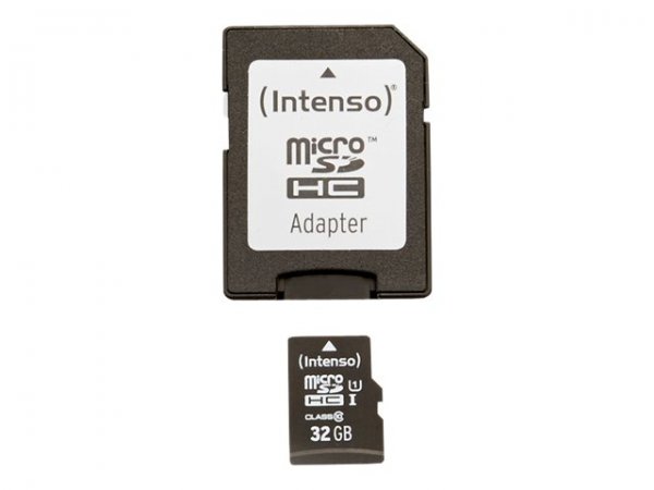 Intenso 32GB microSDHC - 32 GB - MicroSDHC - Classe 10 - UHS-I - 45 MB/s - Class 1 (U1)