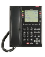 NEC Display SL2100 - IP Phone - Nero - Cornetta cablata - Scrivania/Parete - LCD - 168 x 128 Pixel