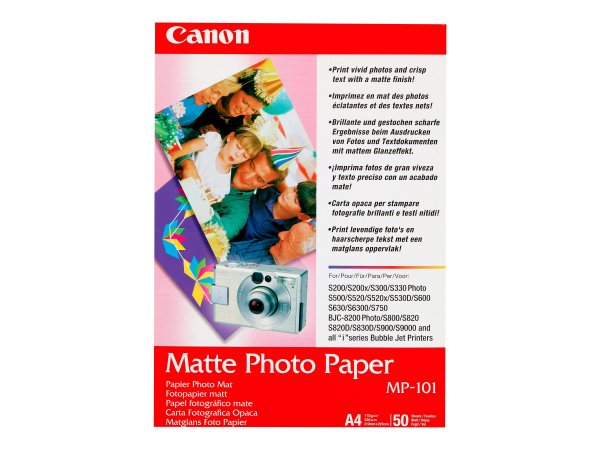 Canon mp-101 A 4 50 Blatt matt 170 g - Photo paper - 170 g/m²