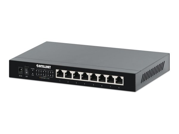Intellinet 8-Port 2.5G Ethernet PoE+ Switch 100W 8xPSE Ports - Interruttore - 2,5 Gbps