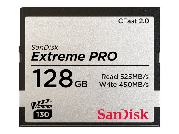 SanDisk Extreme Pro - Cfast - 128 GB - Parallel