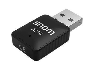 Snom A210 - Wireless - USB - WLAN - Wi-Fi 5 (802.11ac) - 433 Mbit/s - Nero