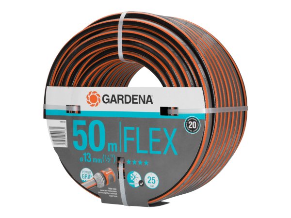 Gardena Comfort FLEX - 50 m - Sul suolo - Nero - Grigio - Arancione - 25 bar - 1,3 cm - 1/2