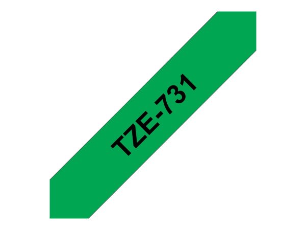 Brother TZE-731 - TZ - Verde - 1,2 cm - 8 m - 17 mm - 70 mm