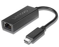 Lenovo 4X90S91831 - Cablato - USB tipo-C - Ethernet - Nero